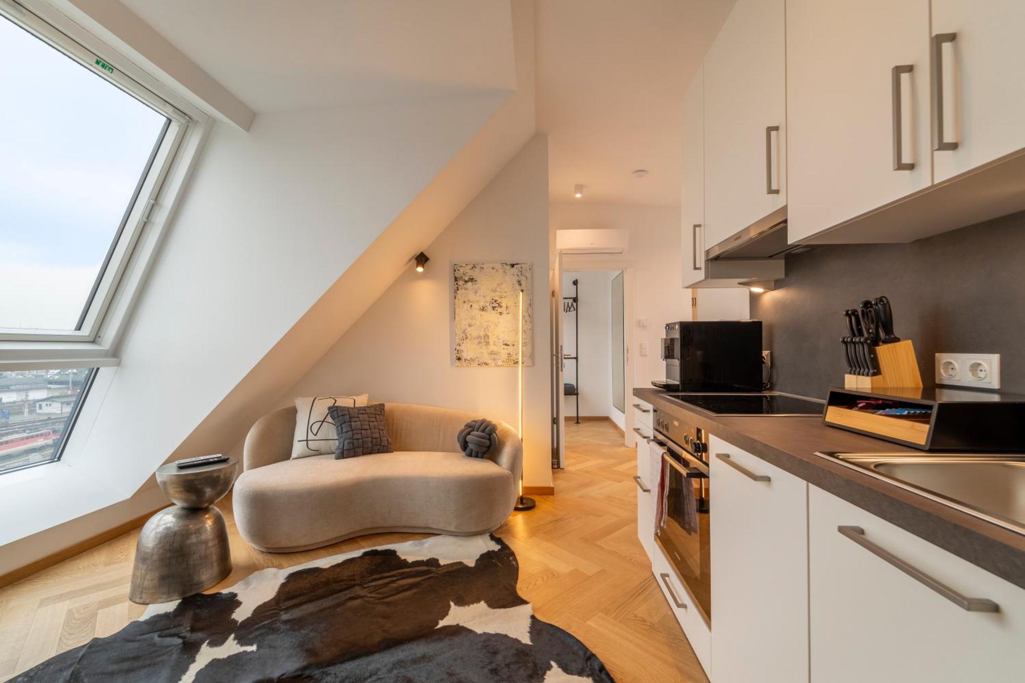 Josef'S Home I Penthouse Mit Balkon & Stadtblick Apartment *